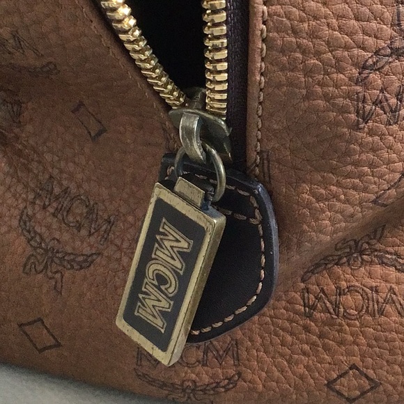 EUC. MCM Vintage Visetos Munchen Boston Bag #B4720 Brown and Black - Picture 14 of 15
